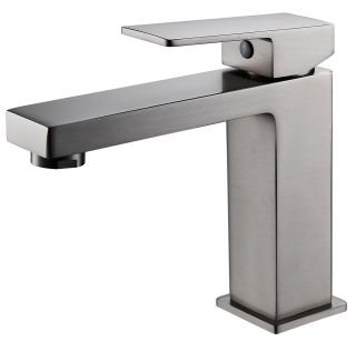 Смеситель для раковины Shevanik S9601T оружейная сталь